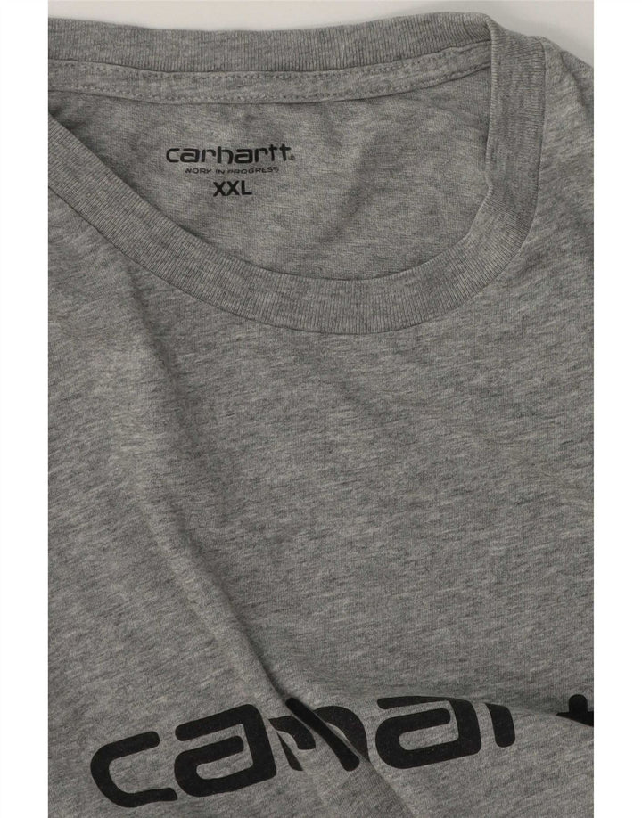 Мужская футболка с рисунком Carhartt 2XL серая