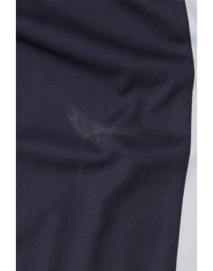 Мужские спортивные брюки Asics, большие темно-синие, полиэстер с цветными блоками