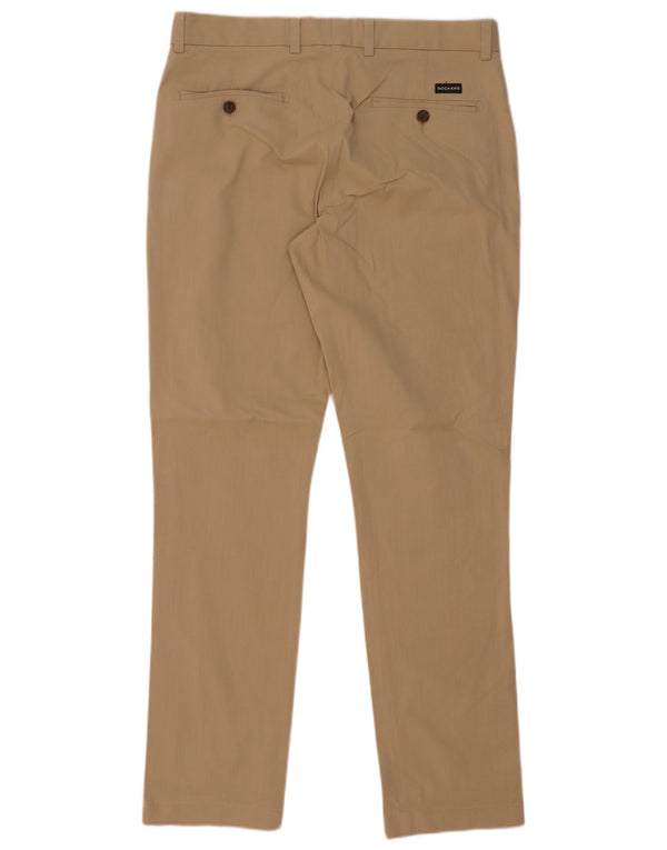 Мужские узкие брюки-чиносы Dockers W34 L34, бежевый хлопок