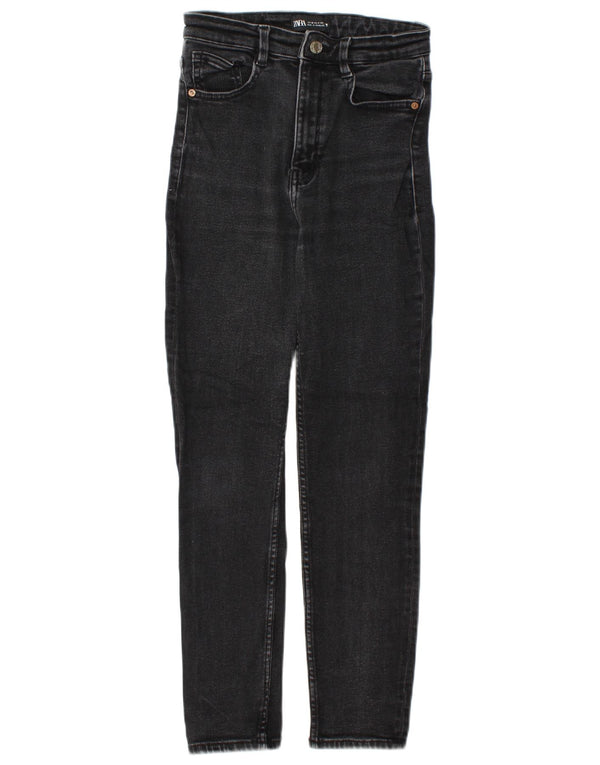 Женские джинсы скинни Zara EU 36 XS W26 L26 Серый хлопок