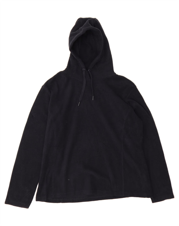MOUNTAIN WAREHOUSE Womens Oversized Fleece Jumper UK 16 Large Navy Blue Vintage Mountain Warehouse and Second-Hand Mountain Warehouse from Messina Hembry 