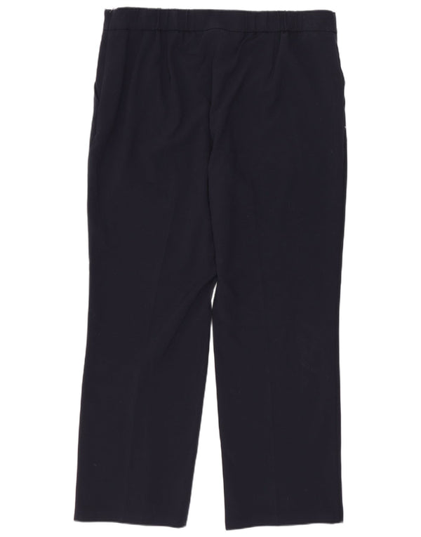Женские повседневные брюки Marks & Spencer UK 14, большие W32 L27, темно-синие