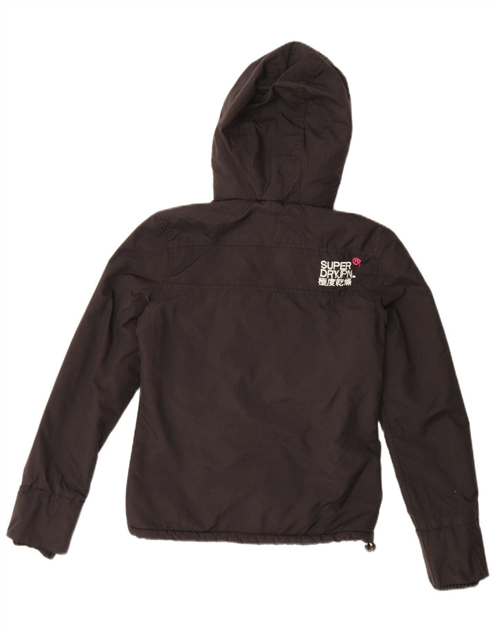 Женская ветровка с рисунком Superdry The Windcheater UK 6 XS, черная