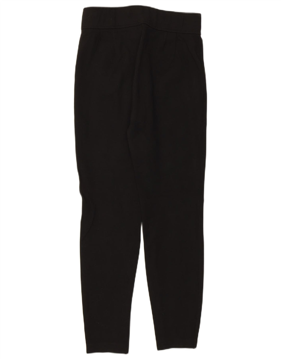 Женские укороченные брюки скинни с завышенной талией Zara, средние W28 L27, черные из вискозы