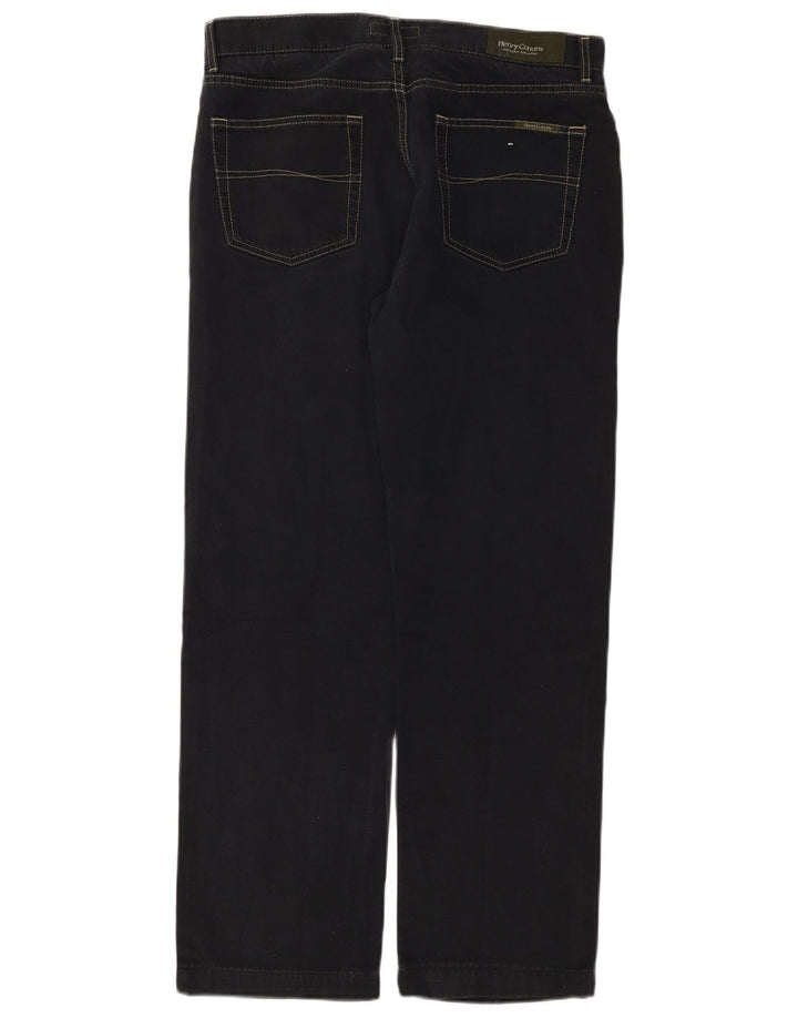 Мужские прямые джинсы Генри Коттонс W34 L29, темно-синий хлопок