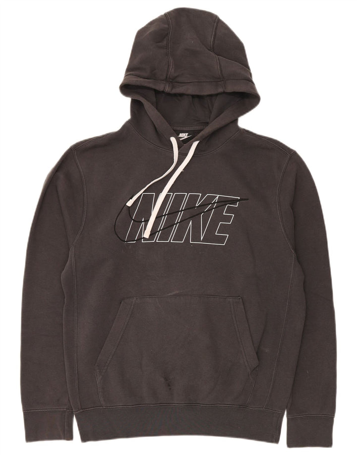 Мужской свитшот с рисунком Nike, маленький серый