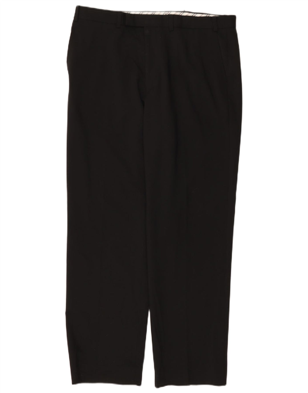 Мужские прямые костюмные брюки Marks & Spencer с автографом W36 L31 черные