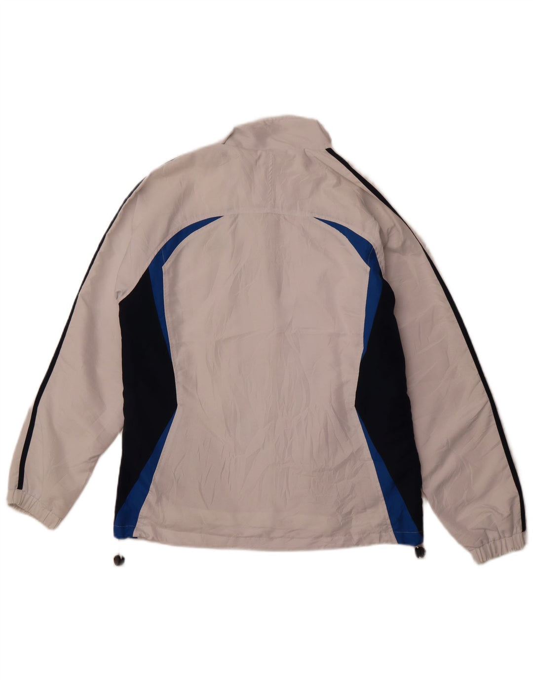 Мужская спортивная куртка ASICS, большая белая полиэстер с цветными блоками