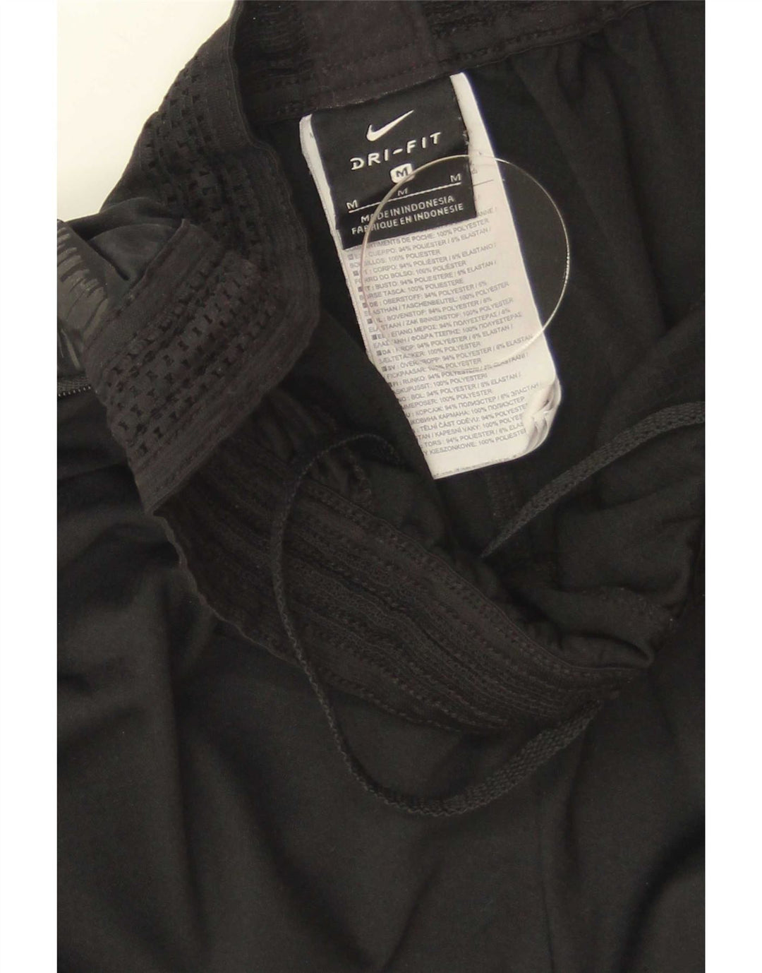 Женские спортивные брюки Nike Dri Fit UK 12, средний черный полиэстер