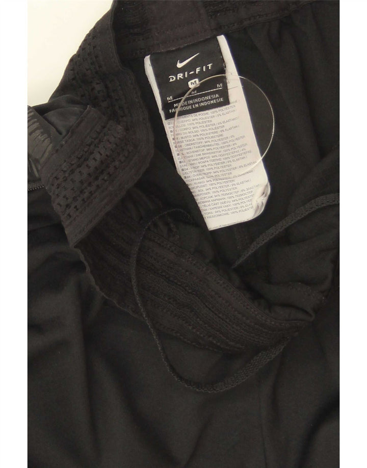 Женские спортивные брюки Nike Dri Fit UK 12, средний черный полиэстер