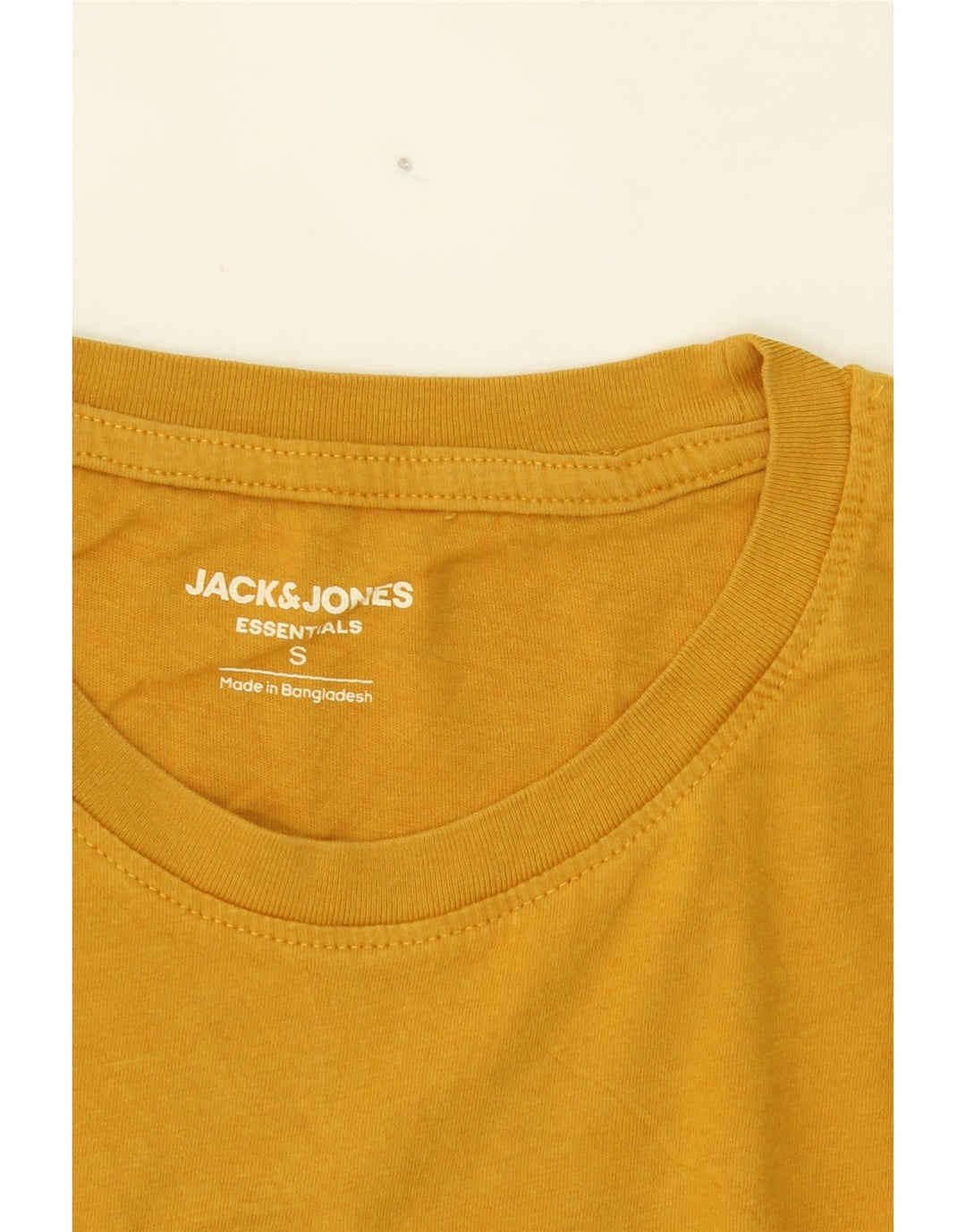 JACK & JONES Mens Graphic T-Shirt Top Small Orange Cotton Vintage Jack & Jones and Second-Hand Jack & Jones from Messina Hembry 