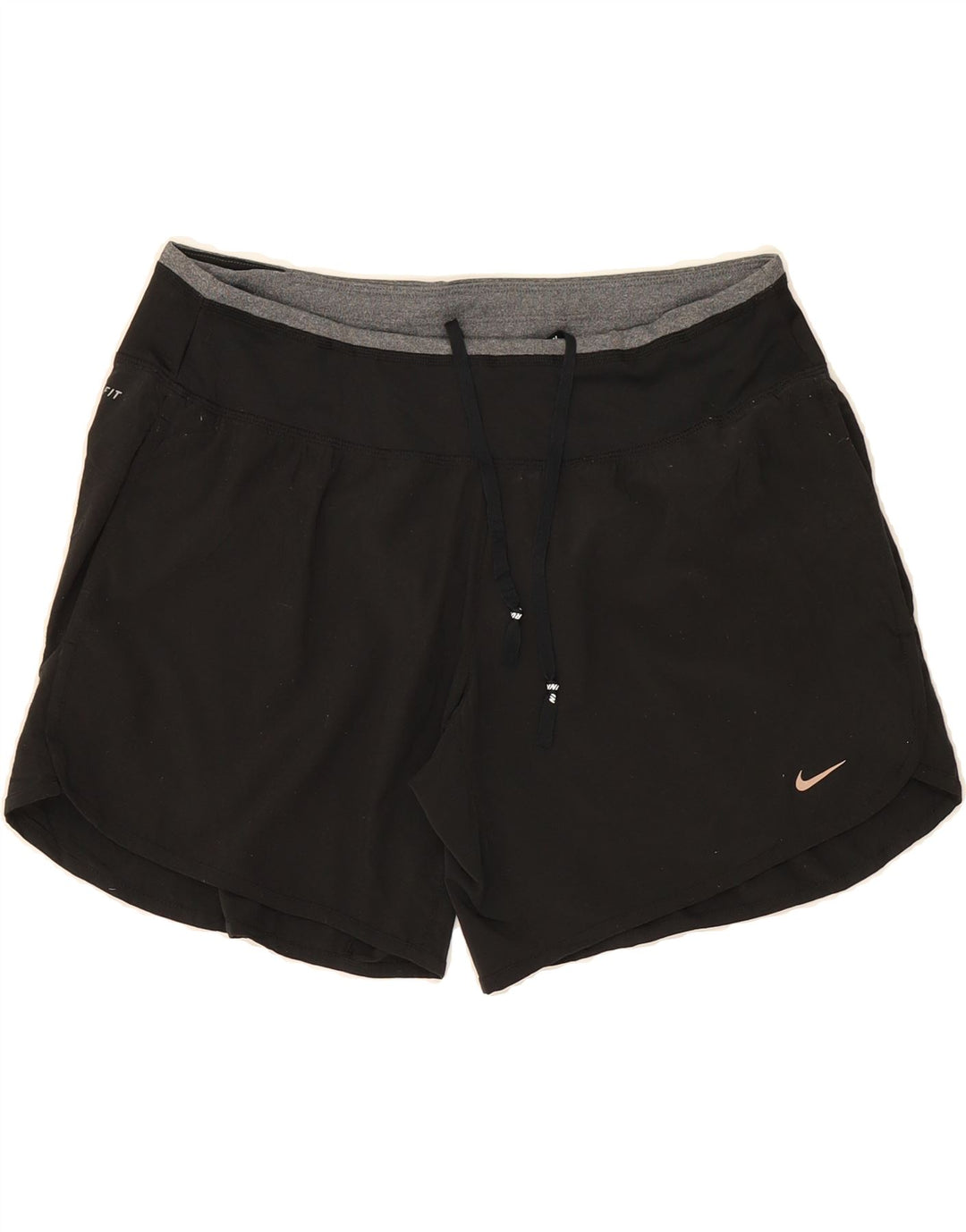 Женские спортивные шорты NIKE Dri Fit UK 14, средний черный полиэстер