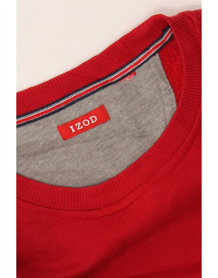 IZOD Мужской джемпер большой красный