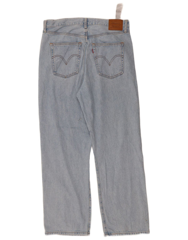 Женские прямые джинсы LEVI'S Ribcage W31 L29, синий хлопок