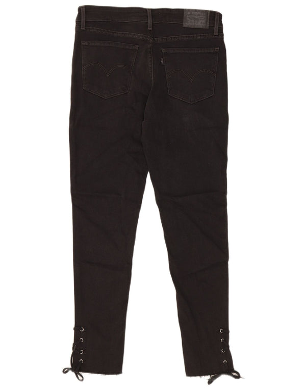 Женские джинсы скинни LEVI'S 711 W28 L27, черный хлопок