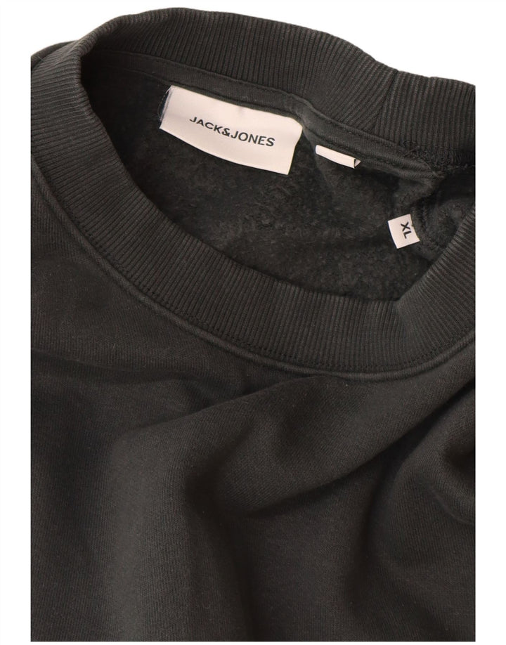 Мужской свитшот Jack & Jones XL, серый хлопок