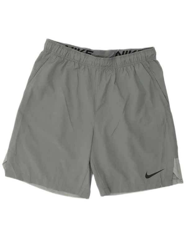 Мужские спортивные шорты Nike Dri Fit, большие серые, полиэстер