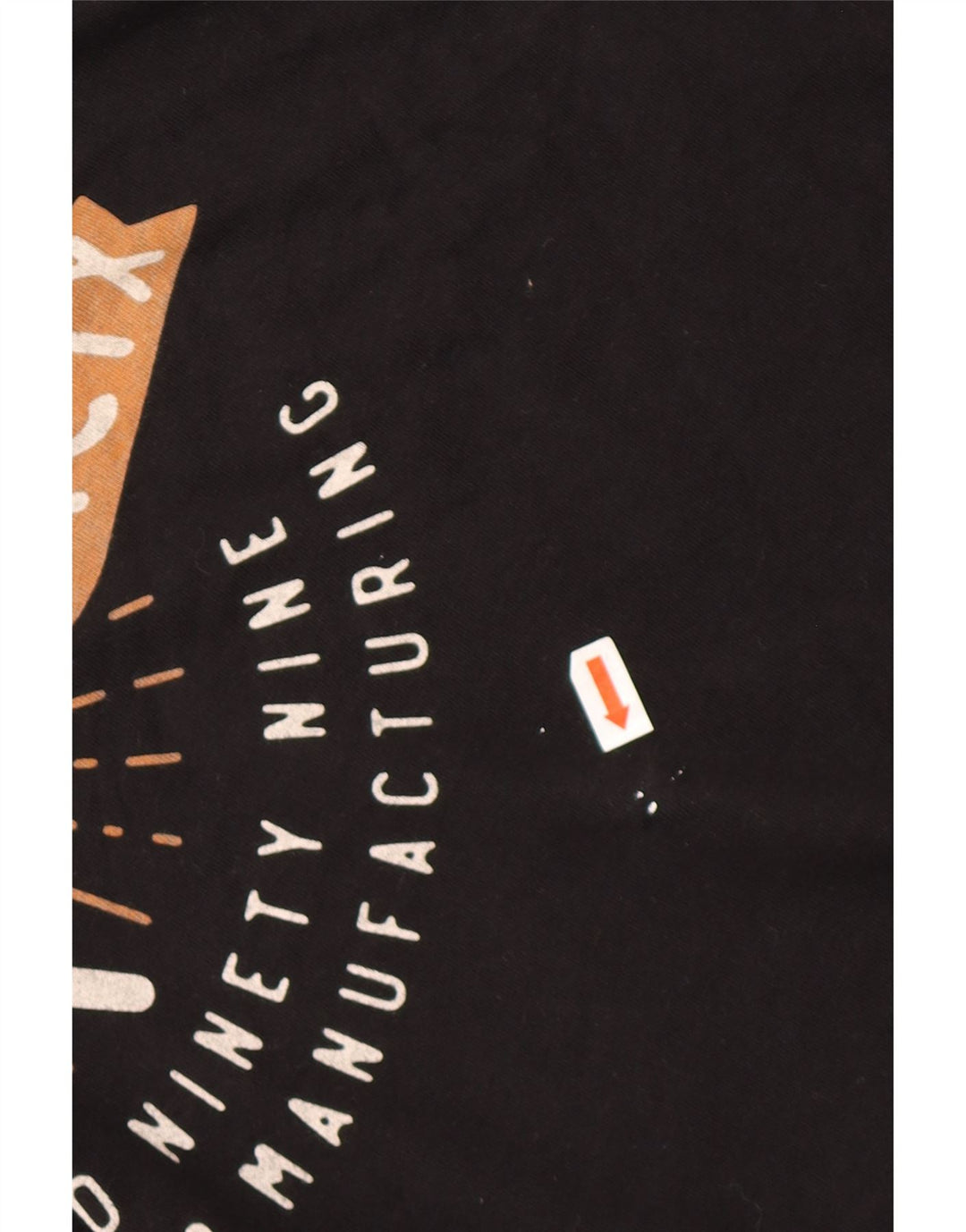 HURLEY Мужская футболка с рисунком Top XL, черный хлопок