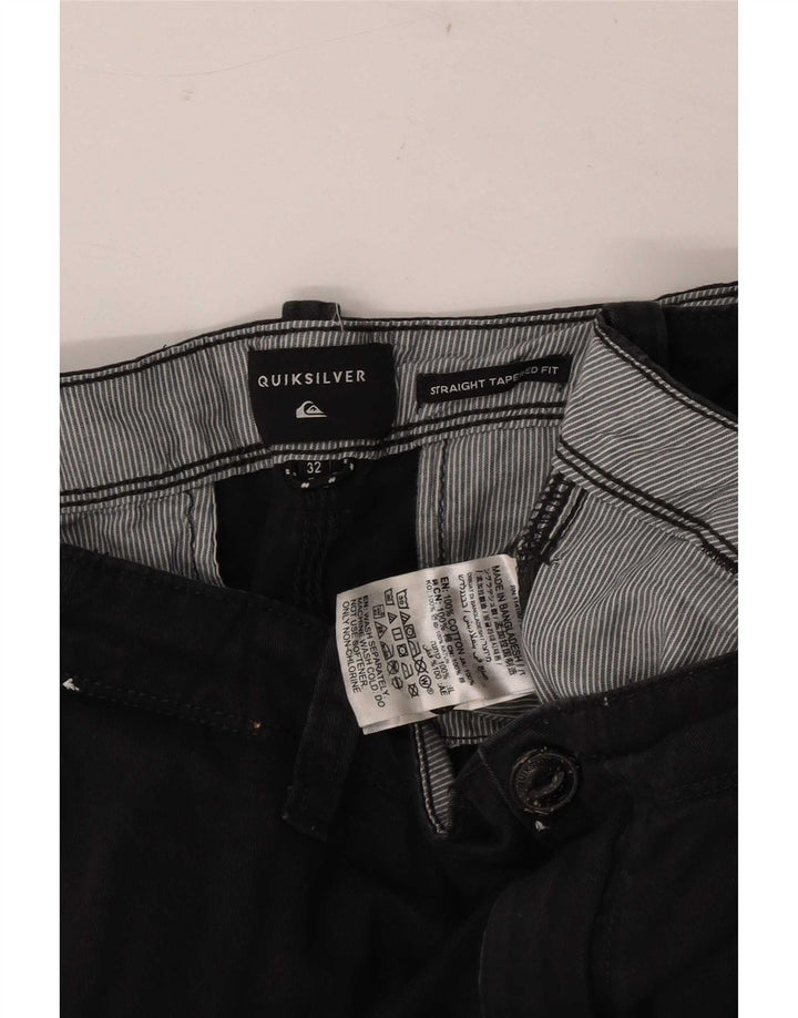 Мужские шорты-карго Quiksilver W32, большие черные, хлопок