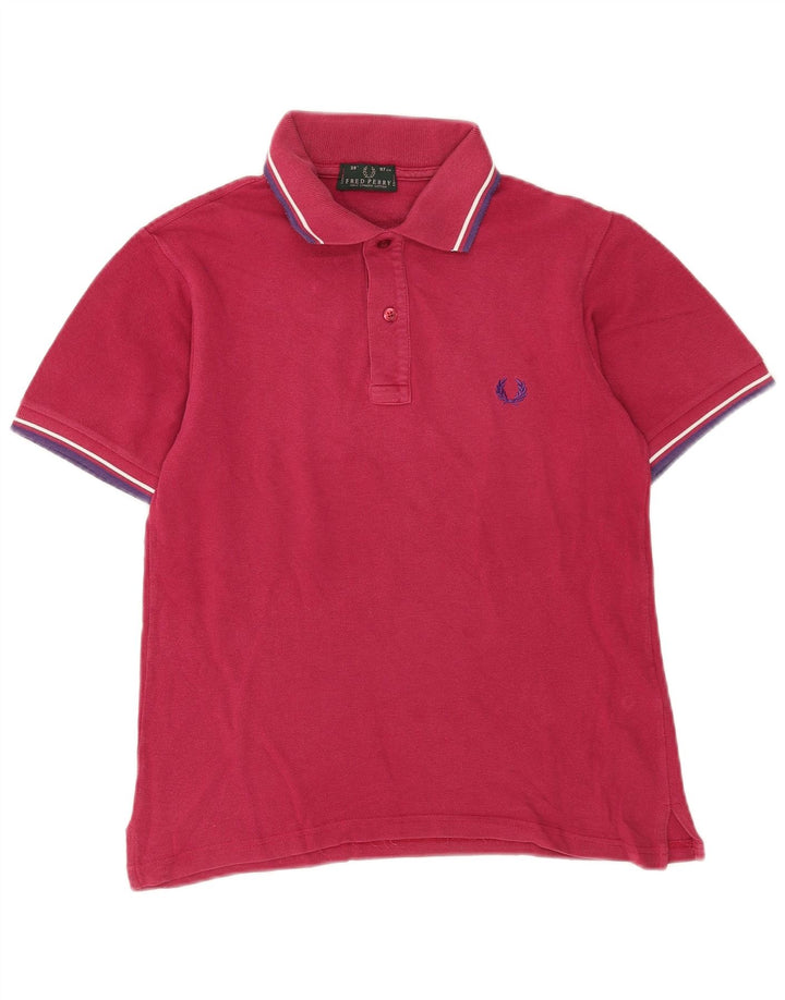Мужская рубашка-поло Fred Perry, маленький розовый хлопок