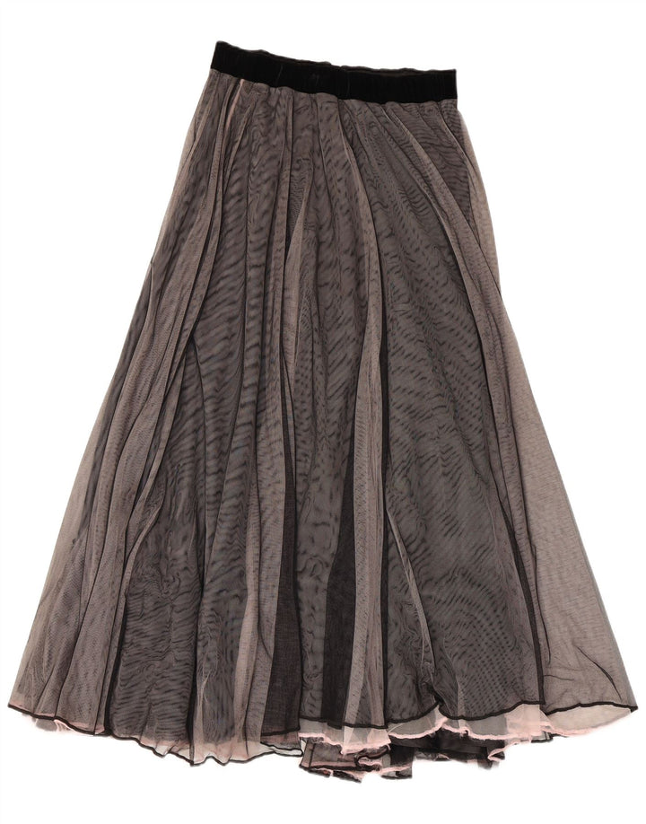 GABI LAUTON Женская расклешенная юбка EU 40 Medium W28 Черный полиэстер