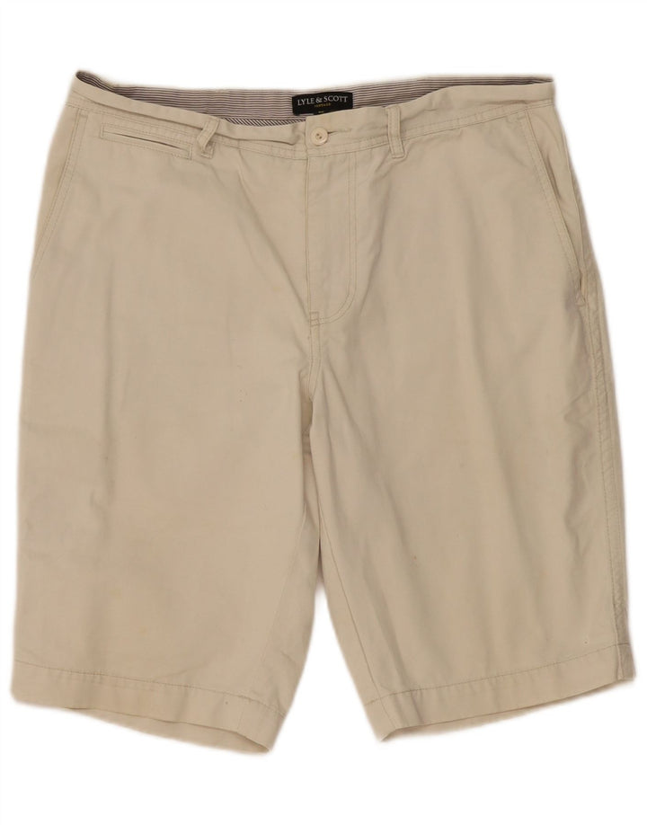 Мужские шорты чинос Lyle & Scott W34, большие, бежевые