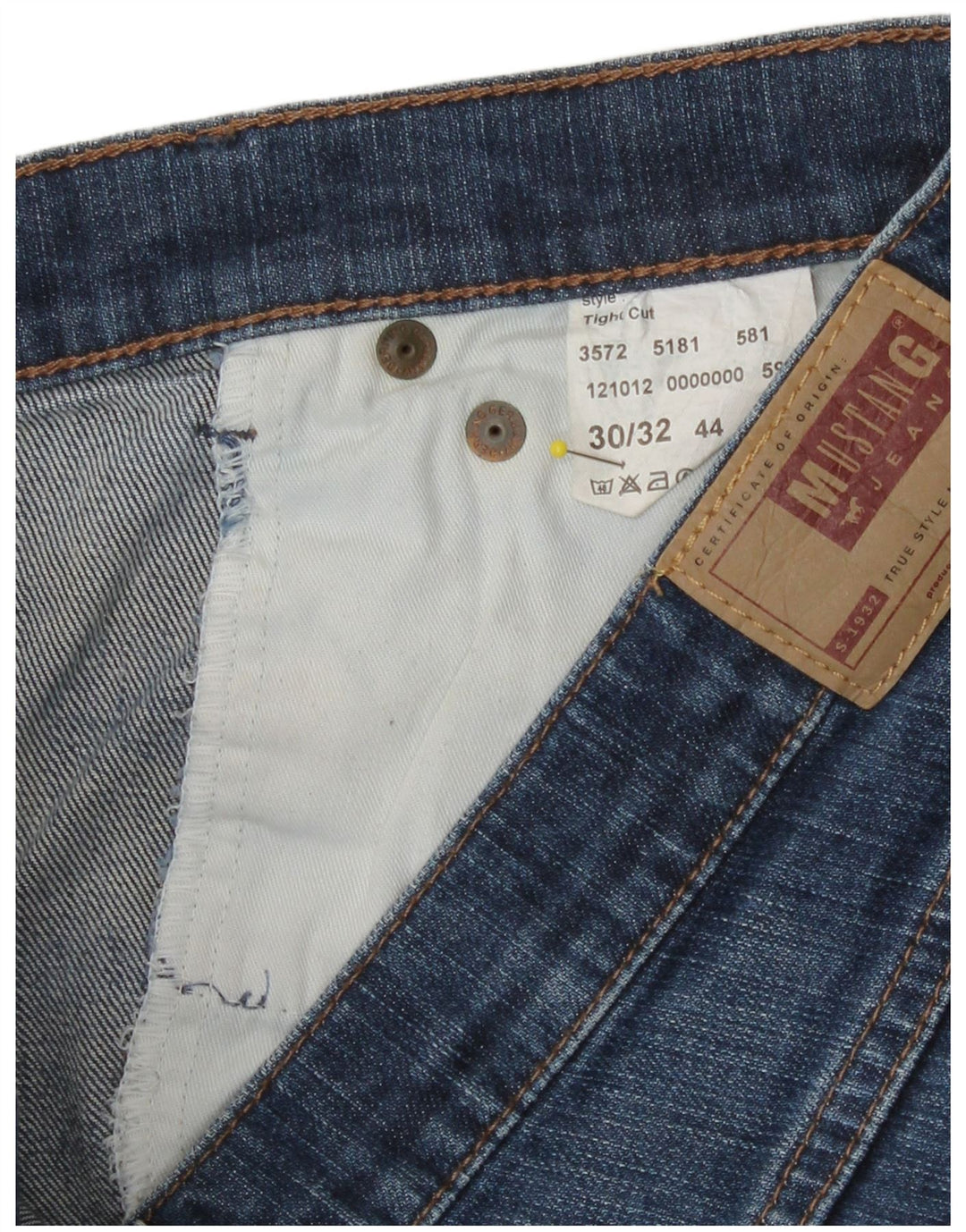 Женские джинсы Mustang Bootcut W30 L29, синие, хлопок