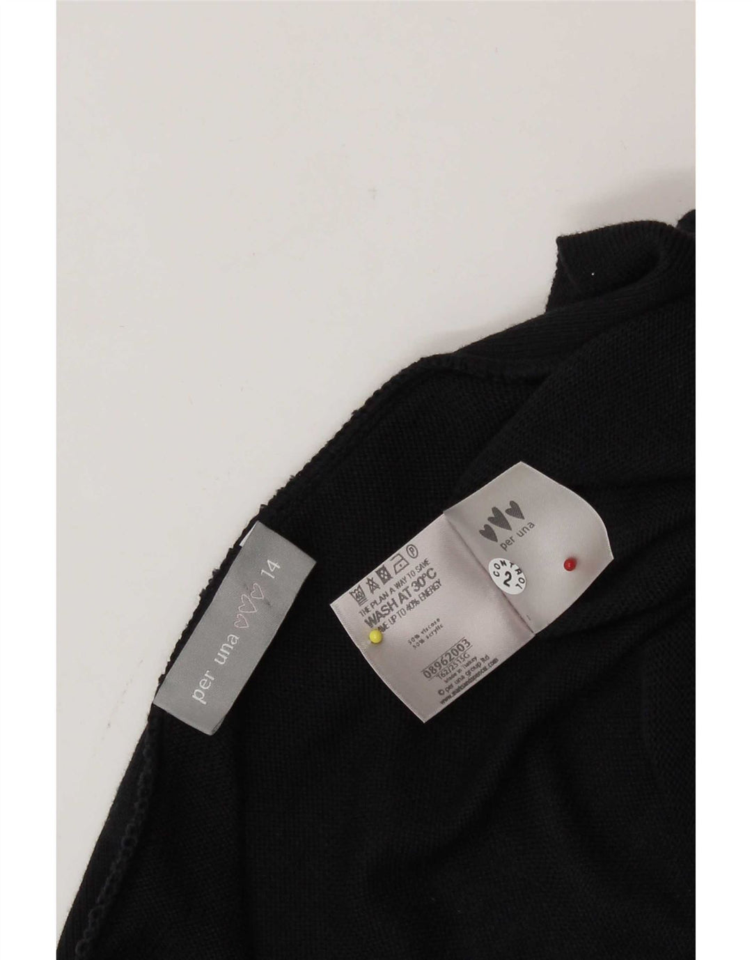 Женский асимметричный кардиган Marks & Spencer UK 14, большой черный