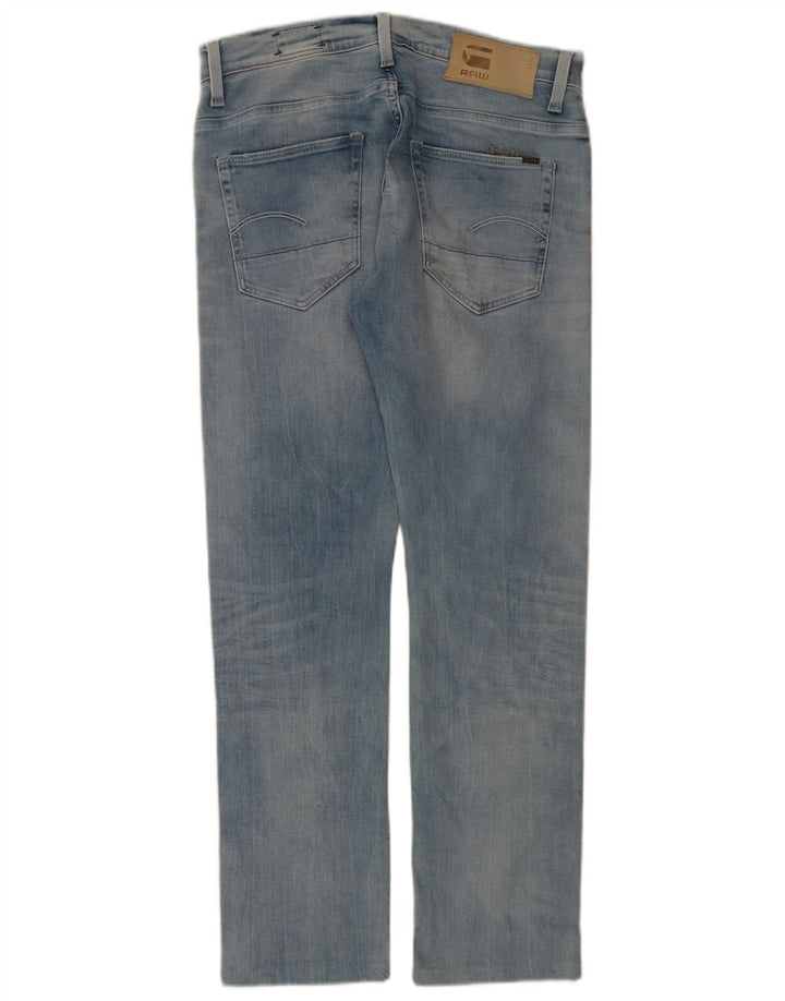 G-STAR Mens Slim Jeans W32 L30 Blue Cotton
