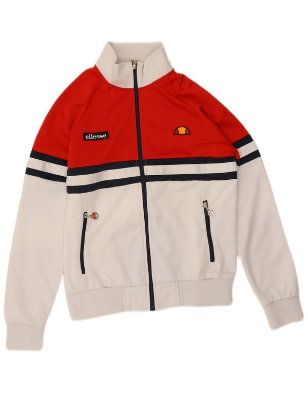 Мужской спортивный костюм Ellesse, верхняя куртка, маленький белый полиэстер с цветными блоками