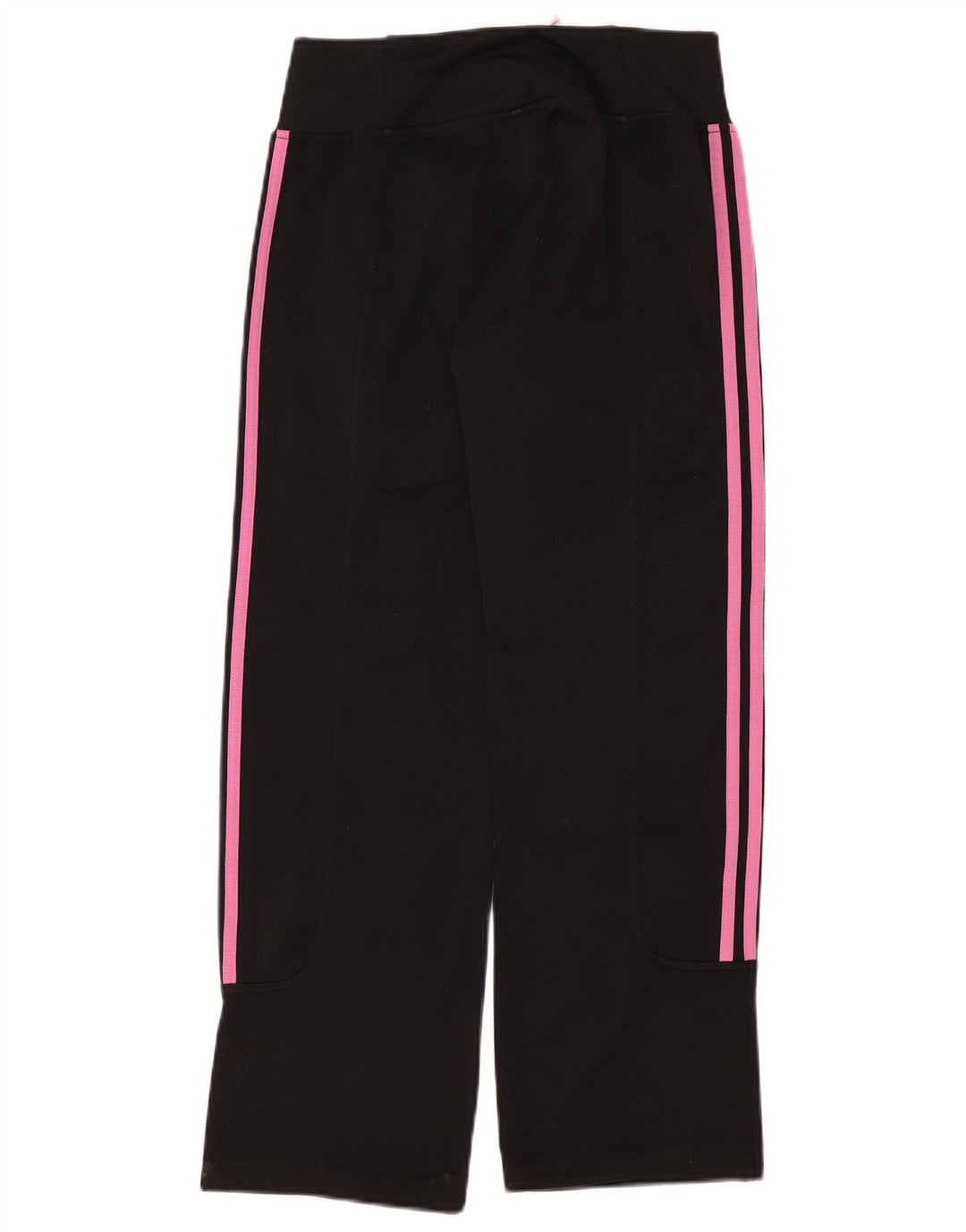 Женские спортивные брюки Adidas UK 10, маленькие черные из полиэстера