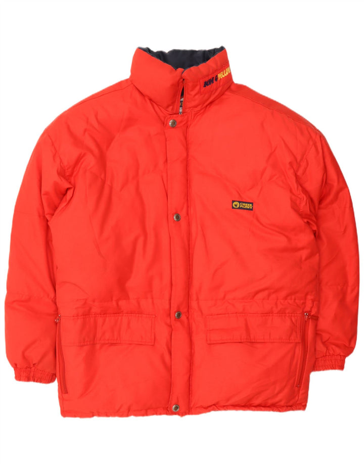 CIESSE PIUMINI Mens Padded Jacket UK 42 XL Red Polyester