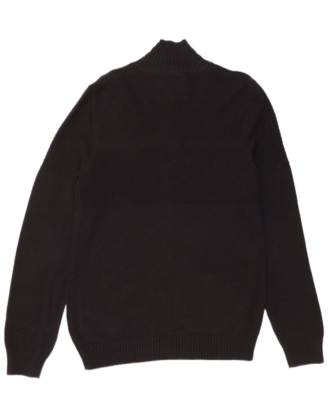 Мужской кардиган GUESS, большой черный хлопковый свитер