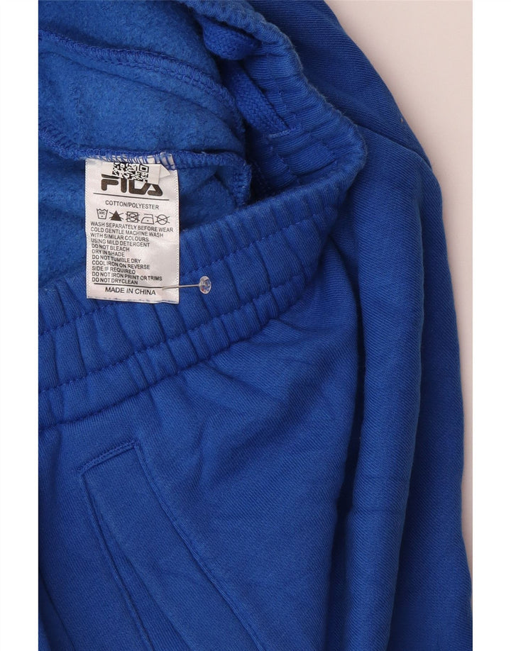 Мужские спортивные брюки Fila, джоггеры, маленькие синие, хлопок