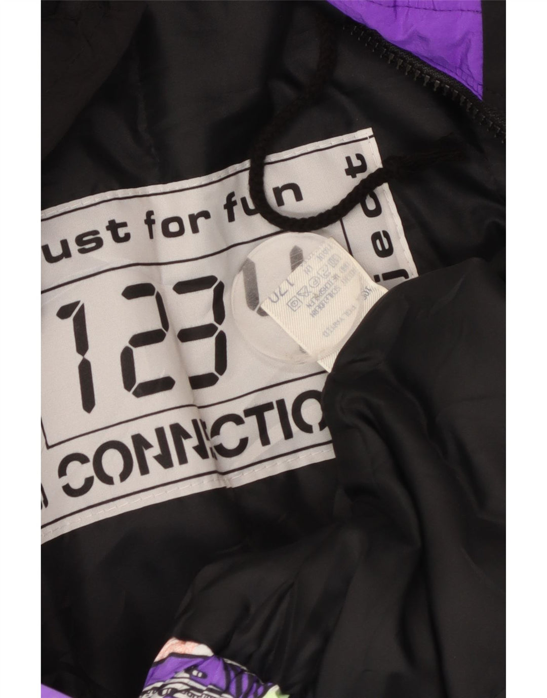 Винтажная мужская лыжная куртка с капюшоном с графическим рисунком UK 40, большая разноцветная полиамид