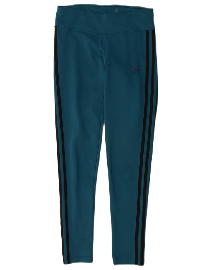 Женские леггинсы Adidas Climalite UK 8/10, маленький синий полиэстер