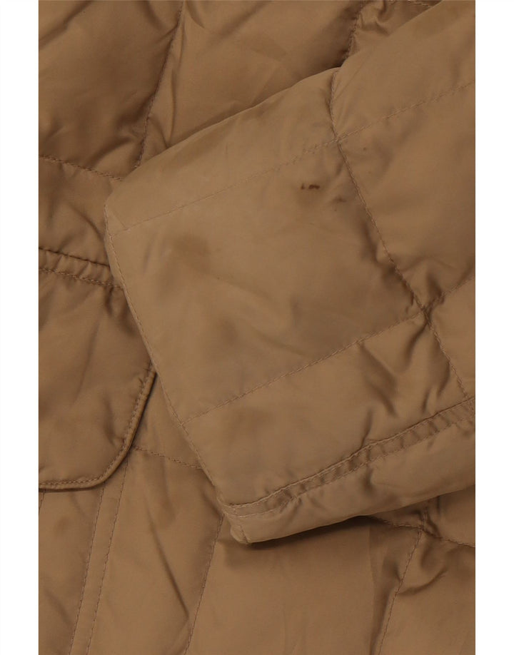 SERGIO TACCHINI Мужская стеганая куртка UK 38 Medium Beige