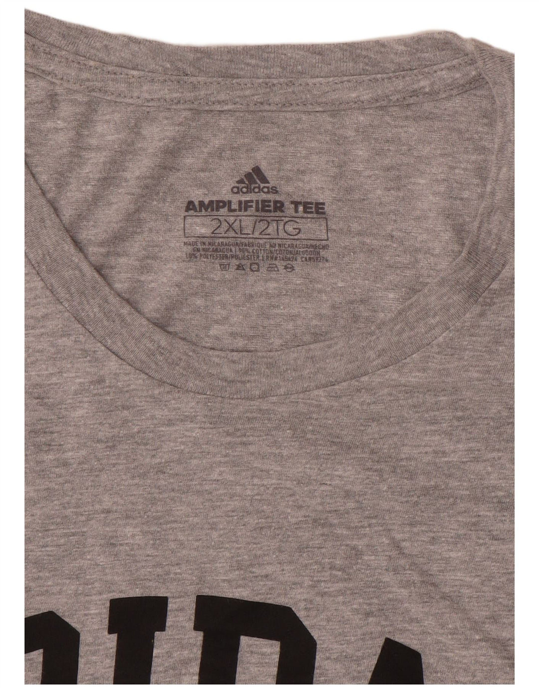 Мужская футболка с рисунком Adidas Top 2XL Серая