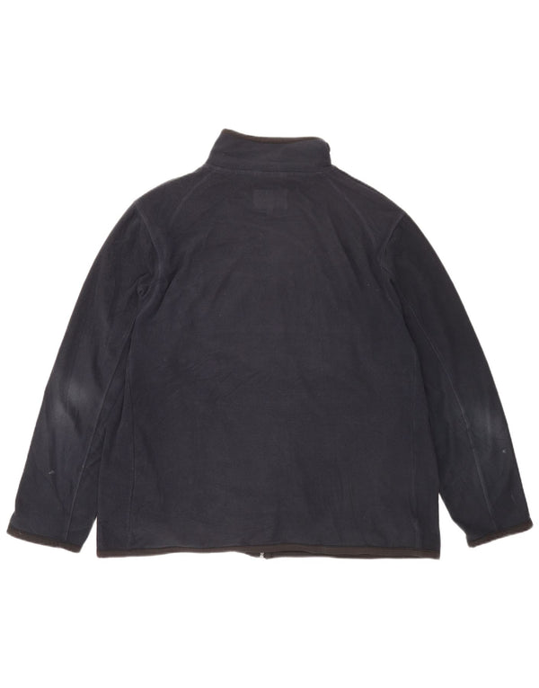 Мужская флисовая куртка Marks & Spencer UK 42 XL темно-синяя, полиэстер