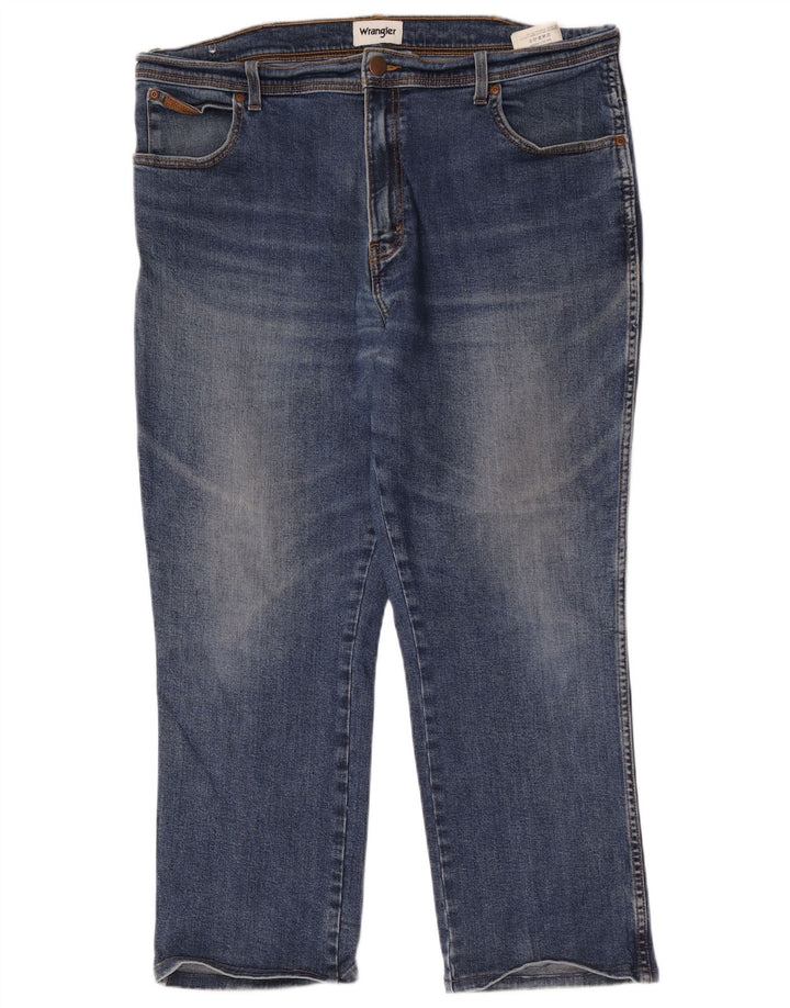 Мужские прямые джинсы Wrangler Texas W40 L27, синий хлопок