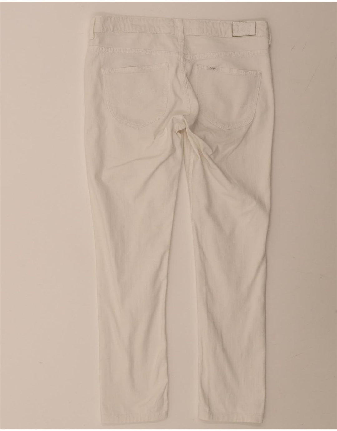 Женские джинсы Lee Norma Slim W30 L27, белый хлопок