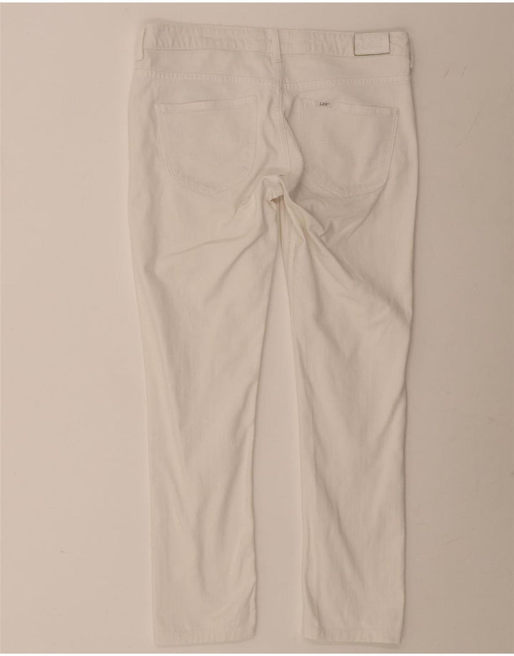 Женские джинсы Lee Norma Slim W30 L27, белый хлопок