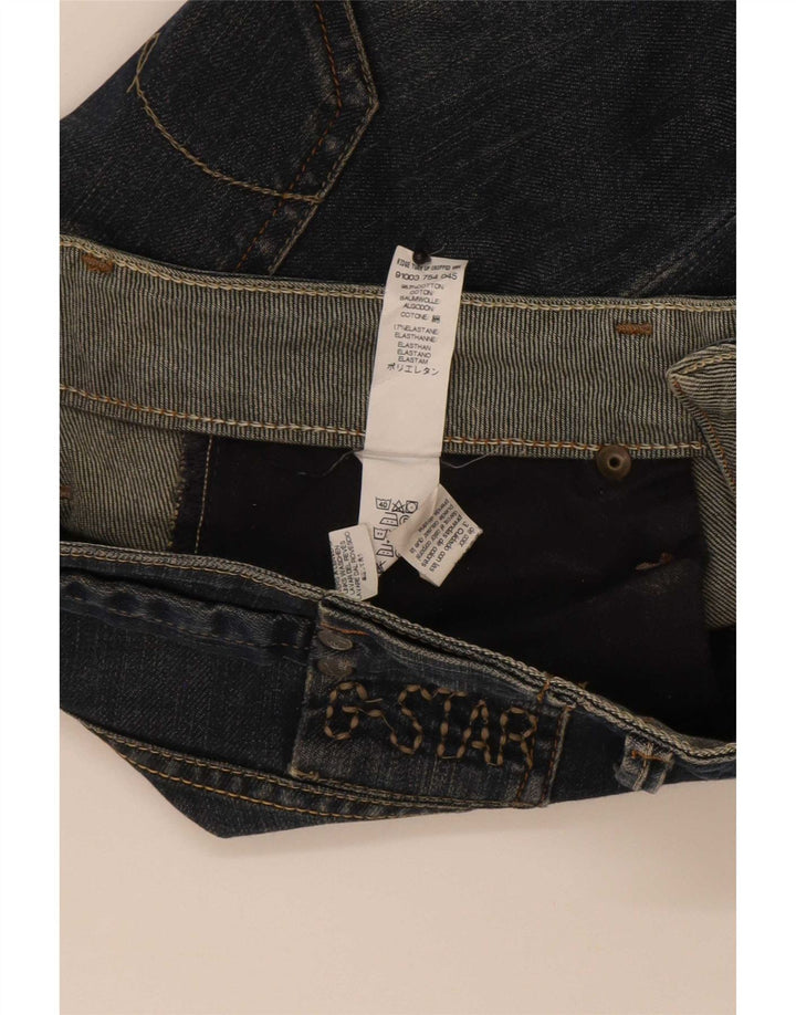 Женские укороченные джинсы G-Star W28 L25 Темно-синие, хлопок