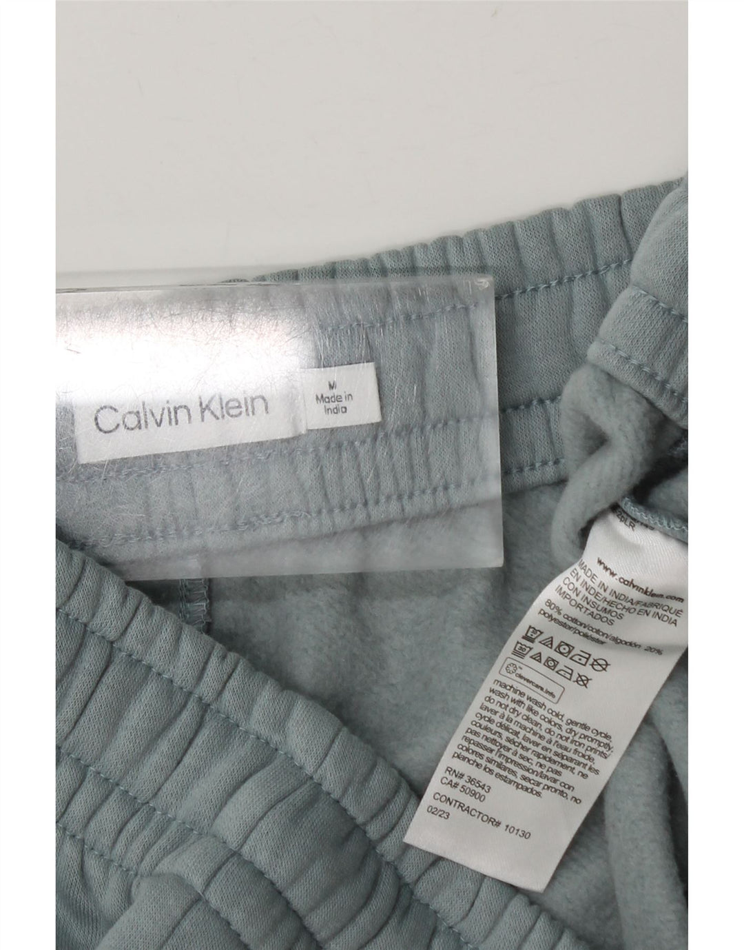 Calvin Klein Мужские спортивные брюки с графическим рисунком, средний синий хлопок, хлопок