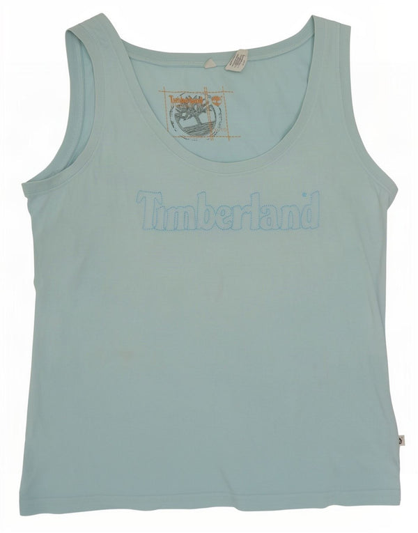 Женский жилет с рисунком Timberland UK 18 XL, синий хлопок