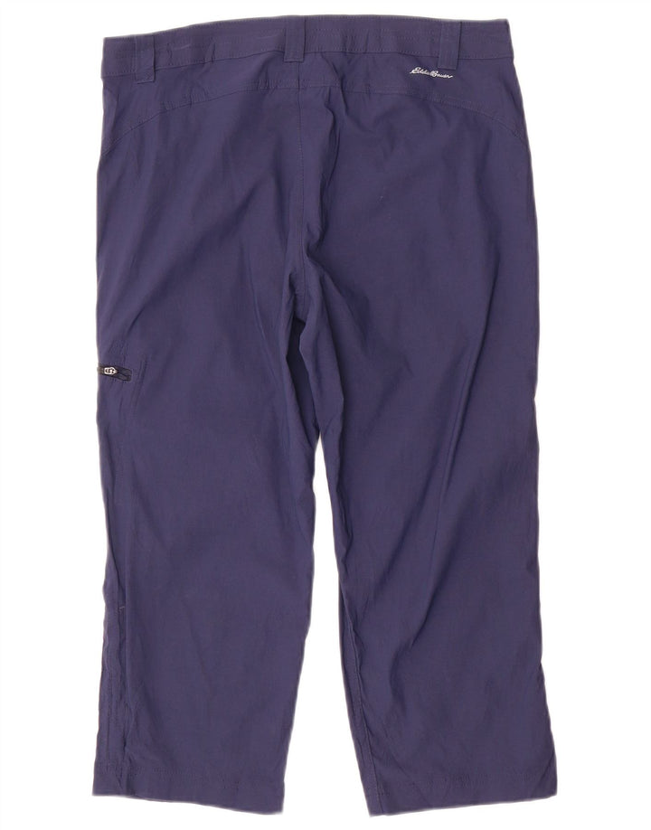 Женские прямые капри EDDIE BAUER US 8 Medium W32 L20 Темно-синие