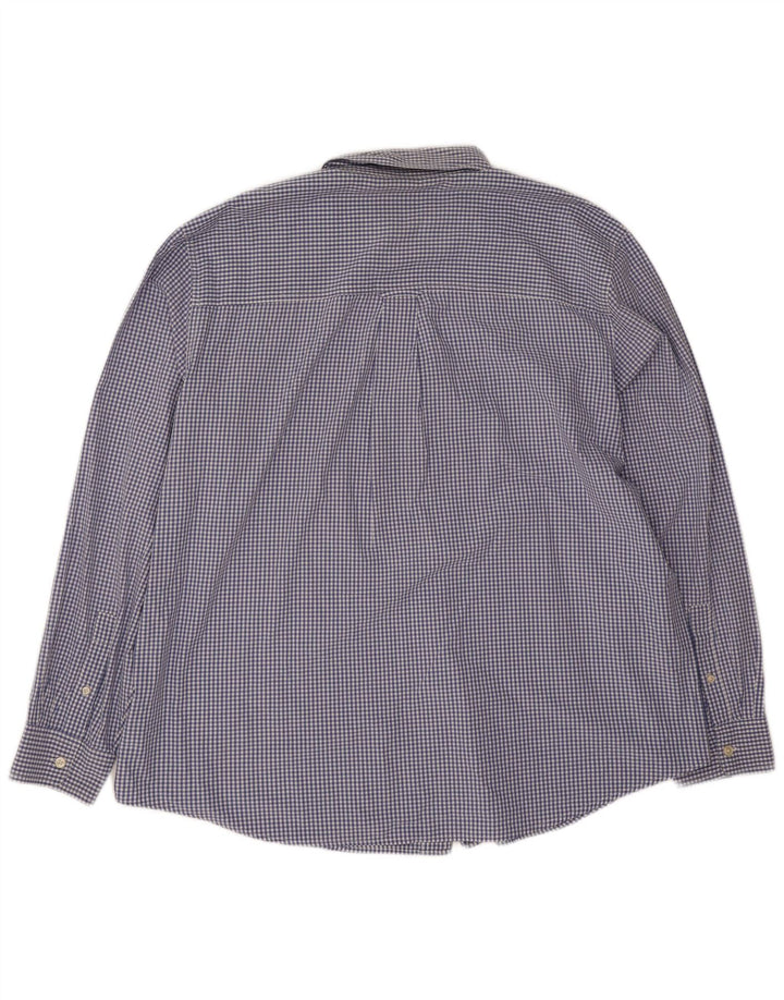 Мужская рубашка Chaps 2XL, синяя клетка, хлопок