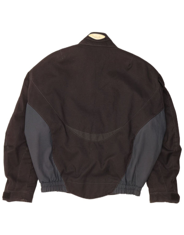 Мужская мотоциклетная куртка Clover UK 40, большая черная с цветными блоками