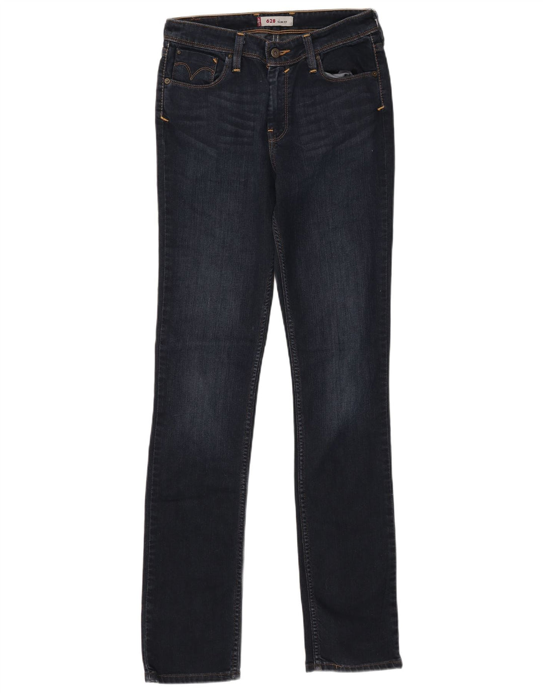 Мужские джинсы LEVI'S 628 Slim W30 L34 Темно-синие, хлопок