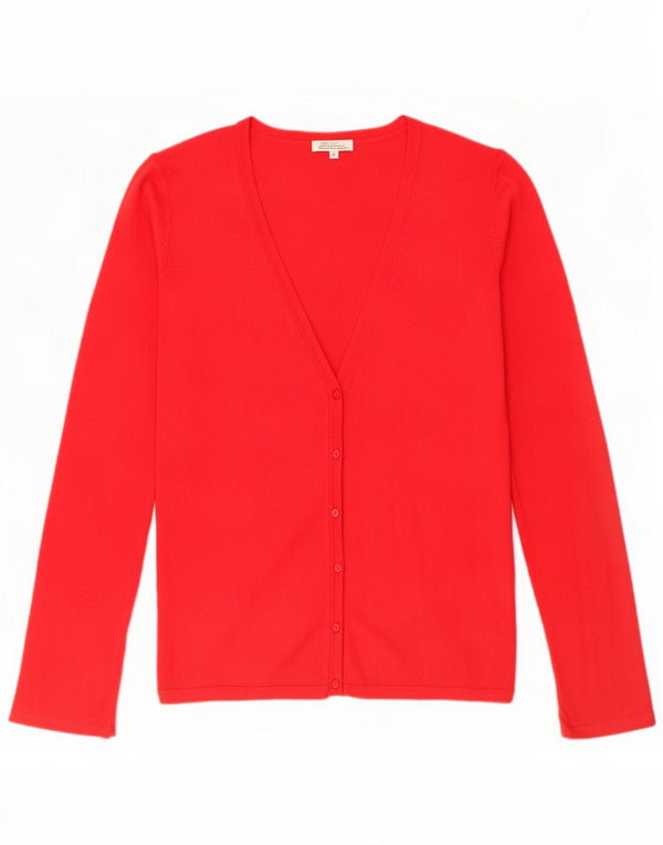 Женский кардиган Zara UK 14, большой красный вискоза